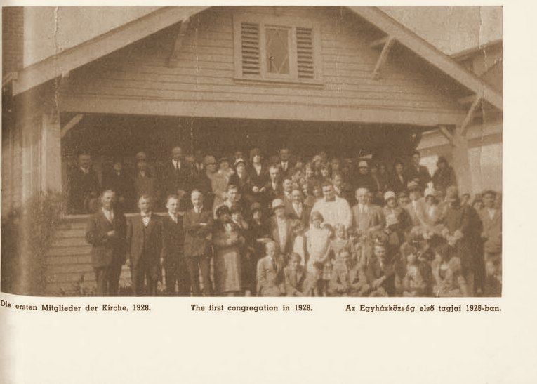 The first congregation in 1928