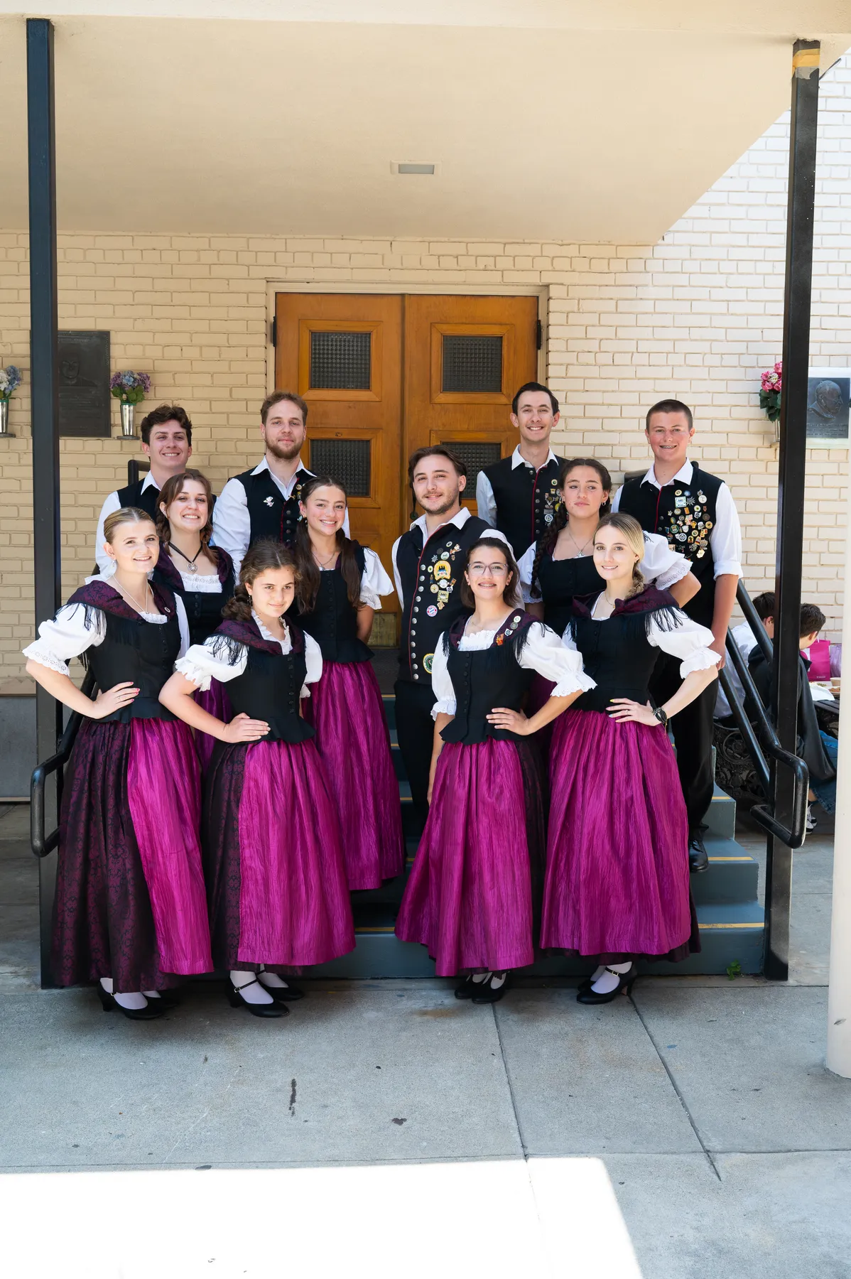 Folk dancers