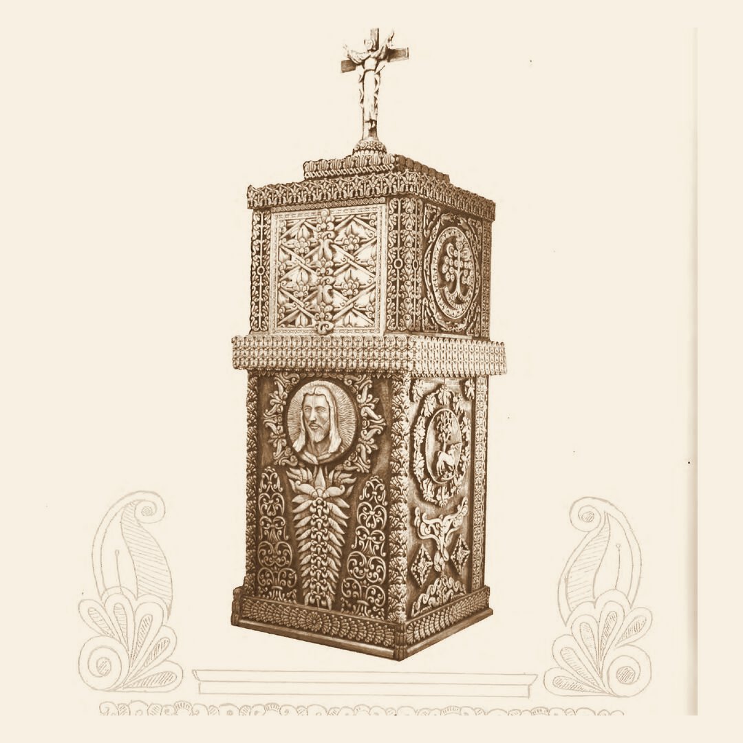 The carved tabernacle