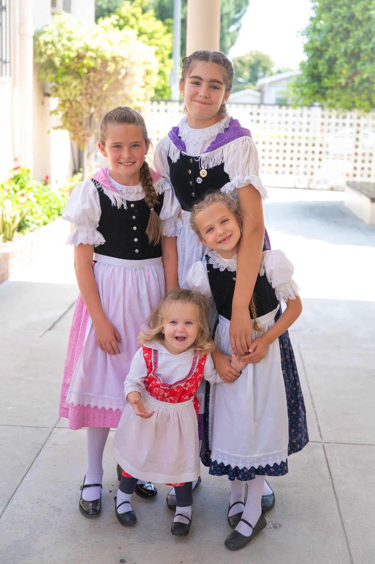 Girls in Danube-Swabian tracht today